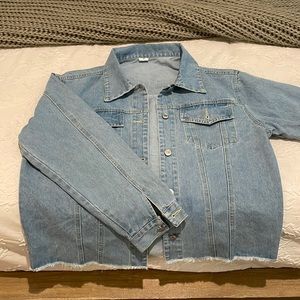 Light wash jean jacket